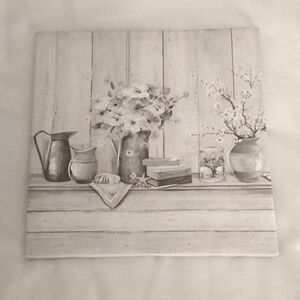 ⚜️ Small Canvas Floral Print